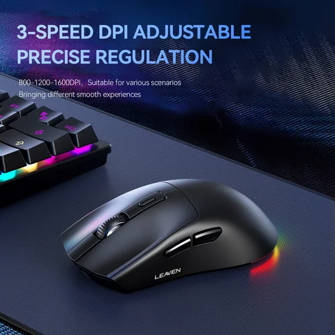 Беспроводная мышь kebidumei 2.4G RGB