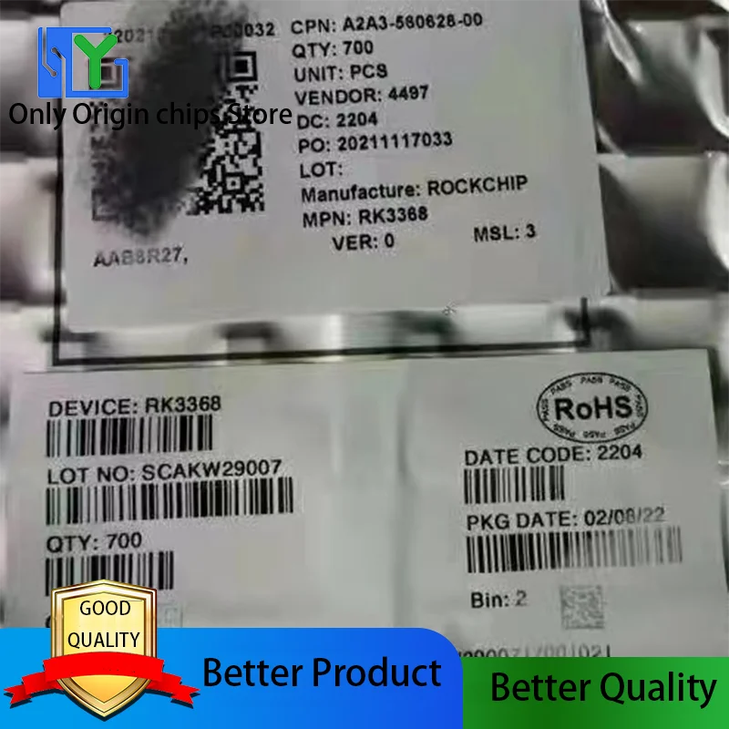 1 шт./лот RK3368 BGA453 новая Оригинальная фотография