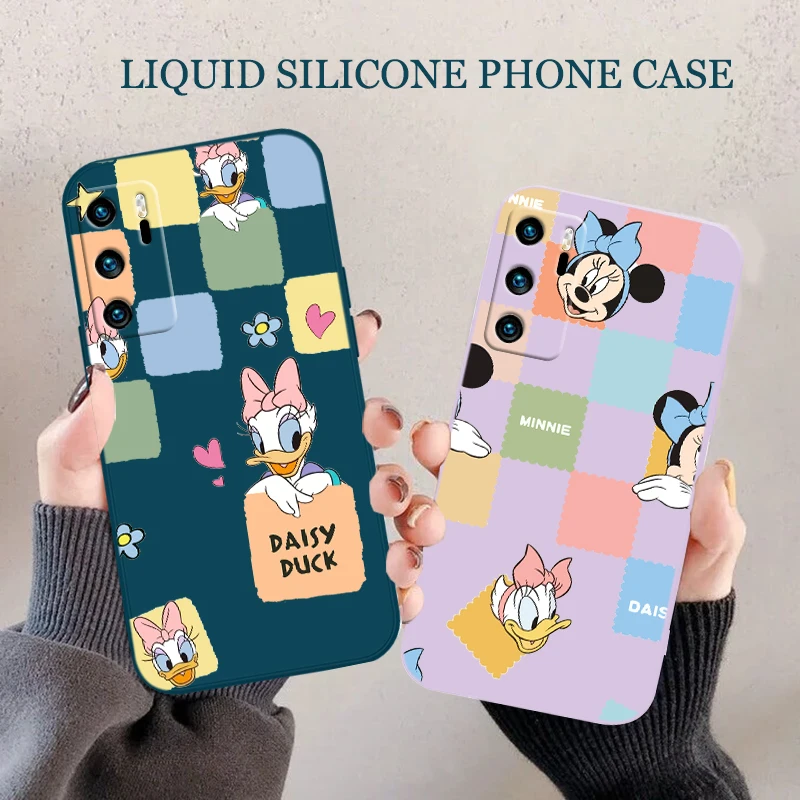 

Disney Donald Duck Phone Case For OPPO Find X5 X3 X2 Lite Pro Neo A96 A94 A93 A77 A76 A74 A73 Liquid Rope Funda Cover Soft Back