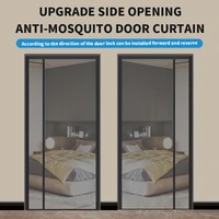side open magnetic door screen fiberglass mosquiteras para puertas reversible left right side opening mesh curtain for indoor