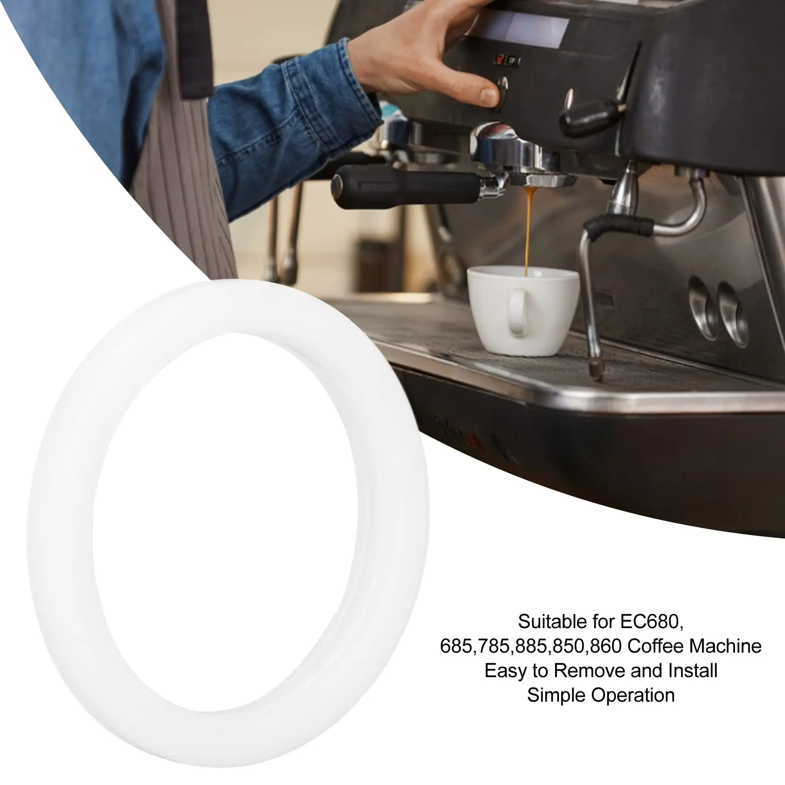 1 шт. 51 мм силиконовая головка для пивоваренной группы совместимая с Delonghi