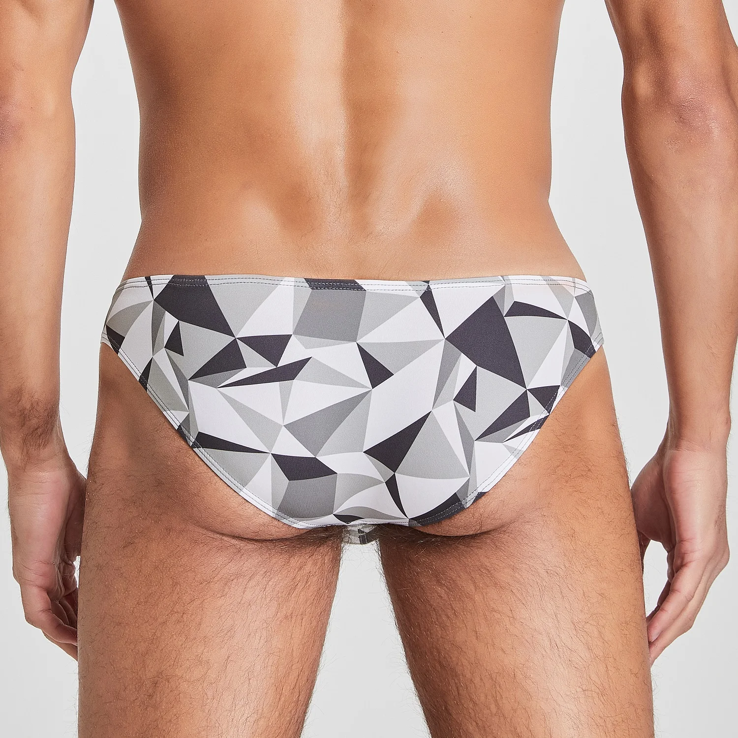 

SEOBEAN 2022 New Men's sexy Emotion expression funny geometry Bikini briefs Underwear
