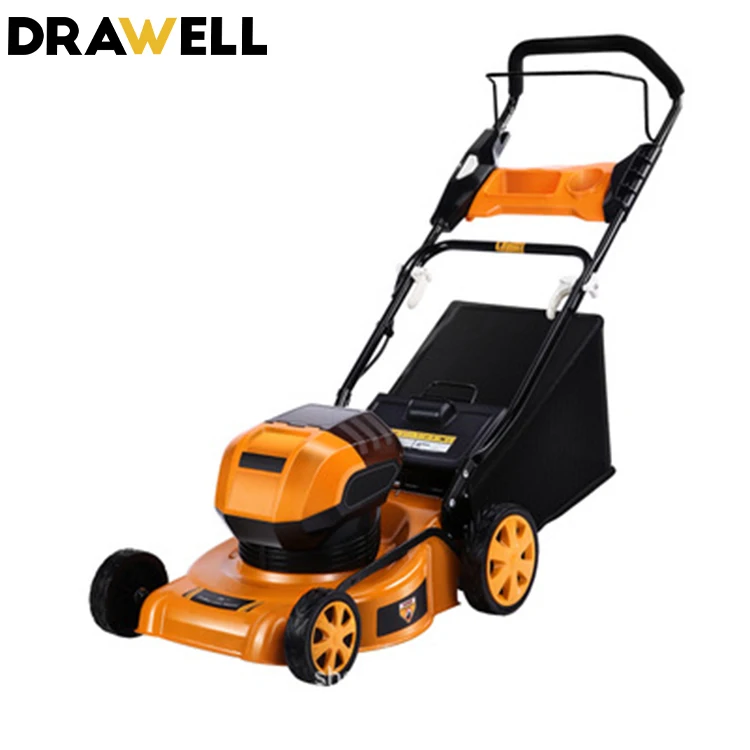 Drawell Lawn Mower Robot 36V 50L 3500Rpm Battery 5Ah 1200W Automatic Lawn Mower
