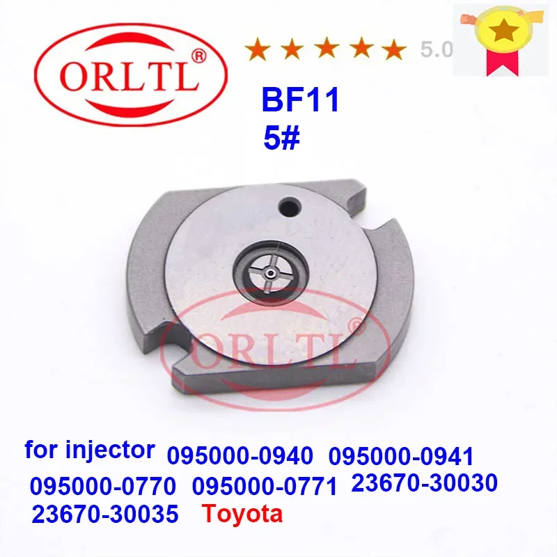 ORLTL BF11 Пластина клапана управления инжектором Common Rail # 5 для TOYOTA 0950000770 0950000940 0950000941