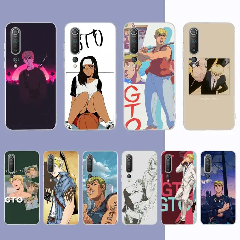 

Great Teacher Onizuka Phone Case for Samsung S21 A10 for Redmi Note 7 9 for Huawei P30Pro Honor 8X 10i cover