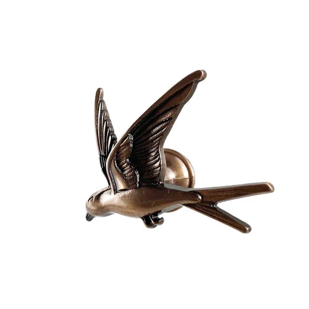 Ручки для шкафов ласточки из цинкового сплава золотого цвета