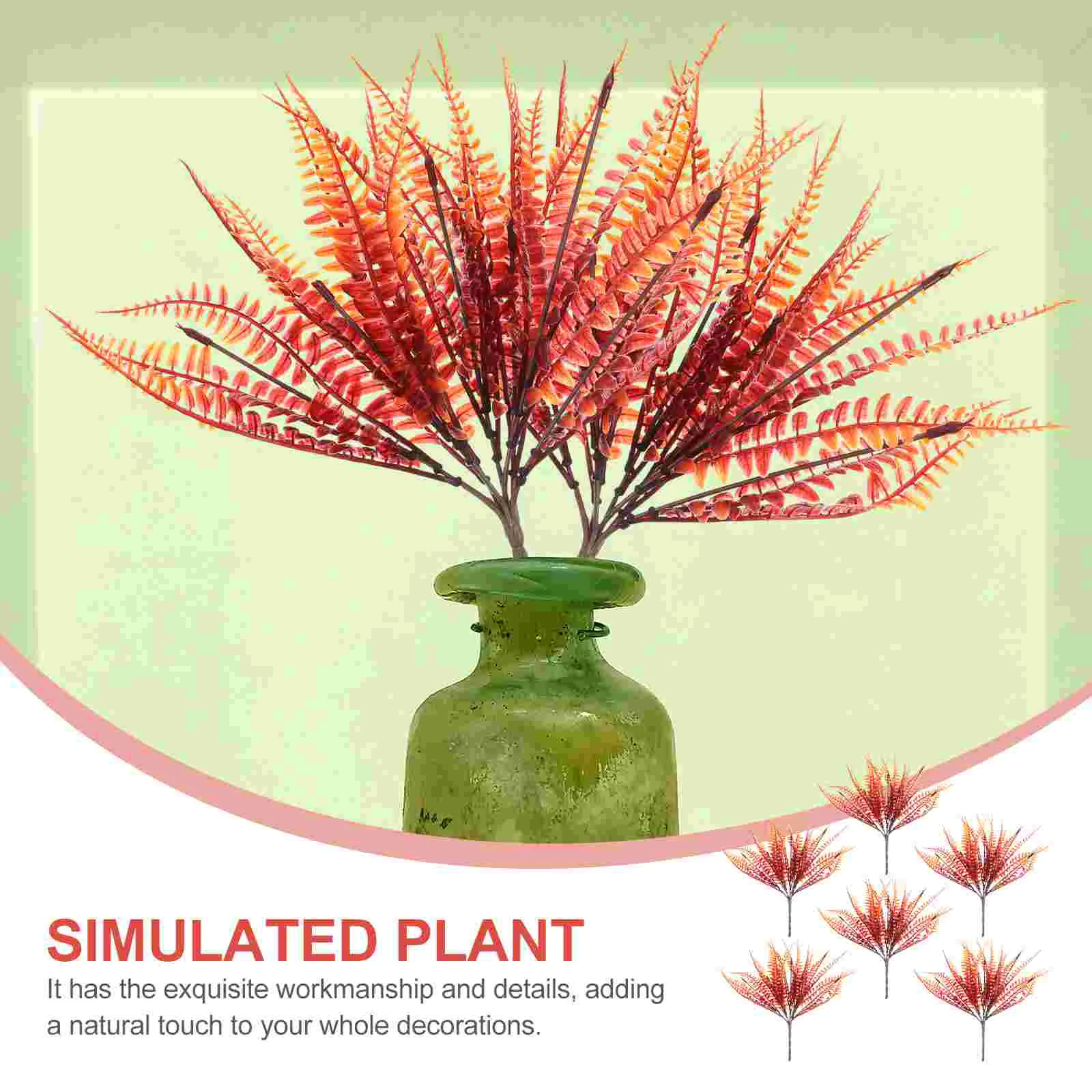 Искусственный папоротник 6 шт. реквизит для фотосъемки искусственный