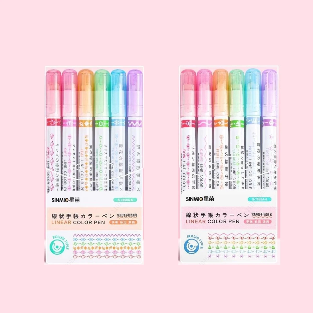 

Маркеры Kawaii Flower Line 6-24 шт.