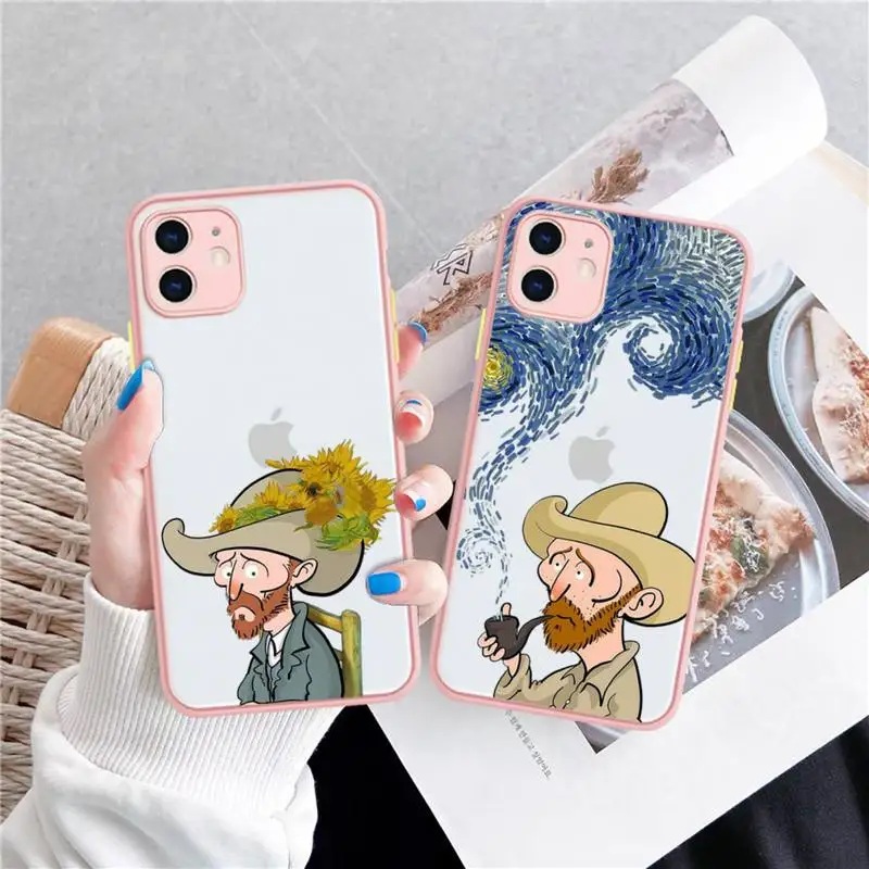 TOPLBPCS Ван Гога эстетичный Звездная ночь картина маслом чехол для телефона iPhone X XR XS