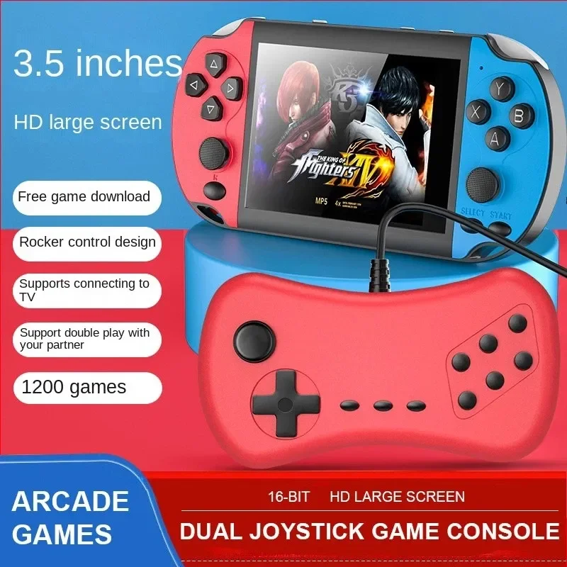 

NEW2023 Retro Handheld Video Game Console IPS Screen Built-in 1200 IN 1 Classic Games 3.5inch PortableMini Handheld Game Player
