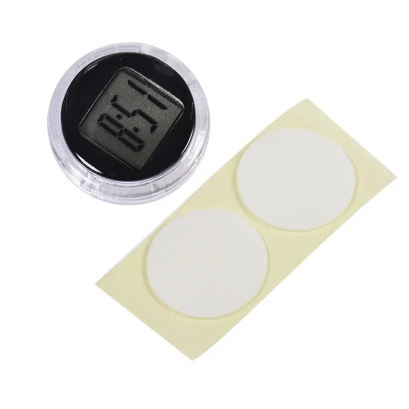 

Mini Motorcycle Digital Clock Stick-On Waterproof Electronic Watch Clock Time Universal With Stopwatch Motorbike Mount New 2020