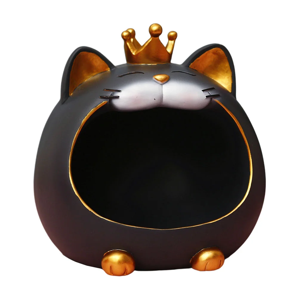 

Luck Cat Key Storage Bowl Key Tray Desktop Storage Organizer Bedside Nightstand Holder for Keys Wallet Jewelry ( Mixed Color )