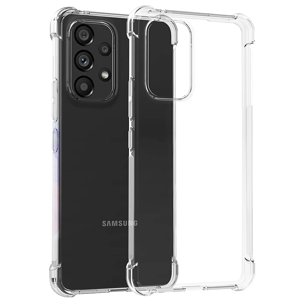 Гибридный противоударный жесткий чехол для Samsung Galaxy A53 A73 A33 A13 A52 A32 A22 A12 A71 A51 A21S A70 A50