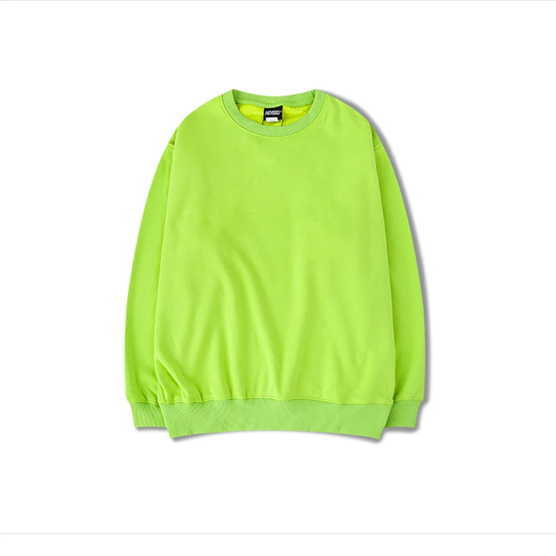 

Autumn and Winter Women's Sports Sweater Fashion Solid Round Neck Long Sleeve Pullover Vintage Loose Coat 2023 Korean Version