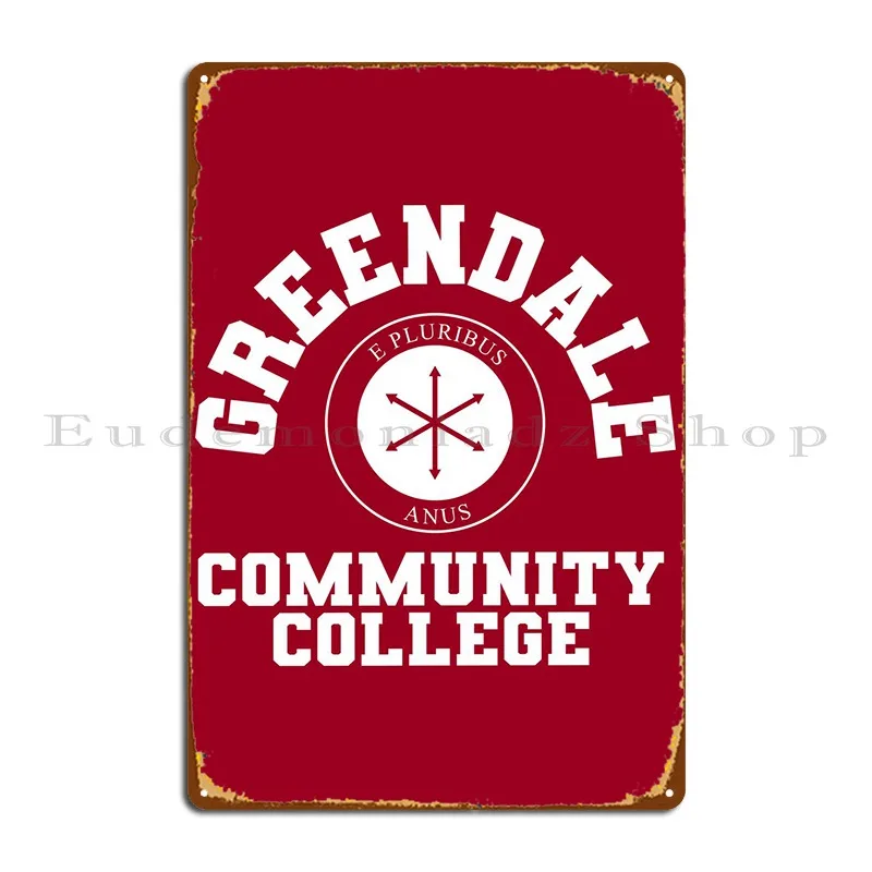 

Community College Metal Signs Cinema Designing Wall Mural Party Plates Wall Decor Tin Sign Poster