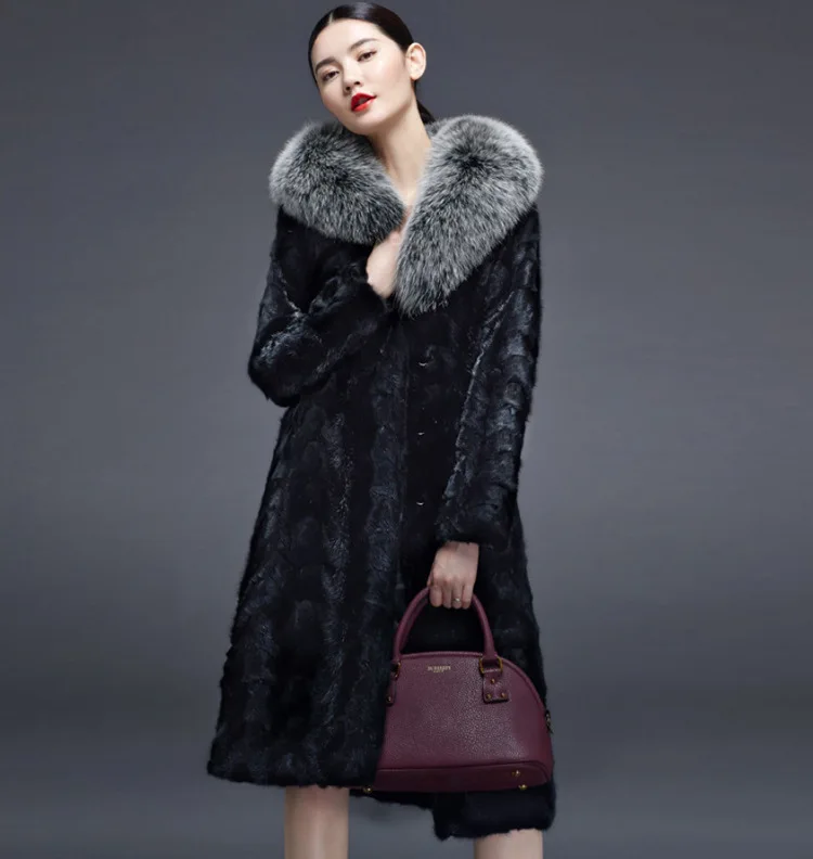 

Low Price Fur Coat Coats Fur Thick Winter Office Lady Other Fur Yes Real Fur Luxury Winter Women's Coat