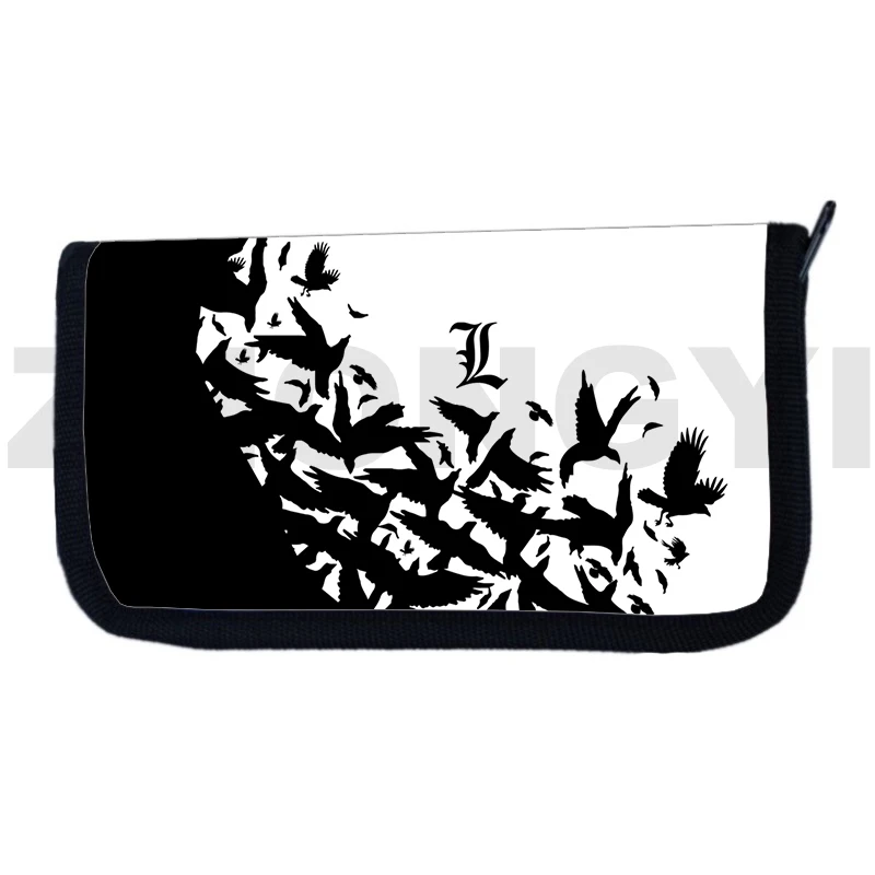 

Japanese Manga Shinigami Ryuk Organizer Bag 3D Death Note Wallets Teenager Anime L Lawliet Money Purse and Handbags Women