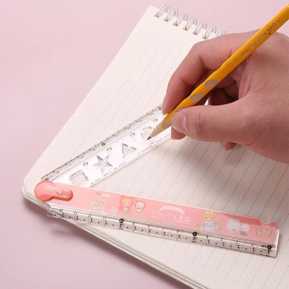 

Artist School Office Supplies Multi-function Measuring Ruler Folding Straight Ruler Measuring Tools Drawing Ruler