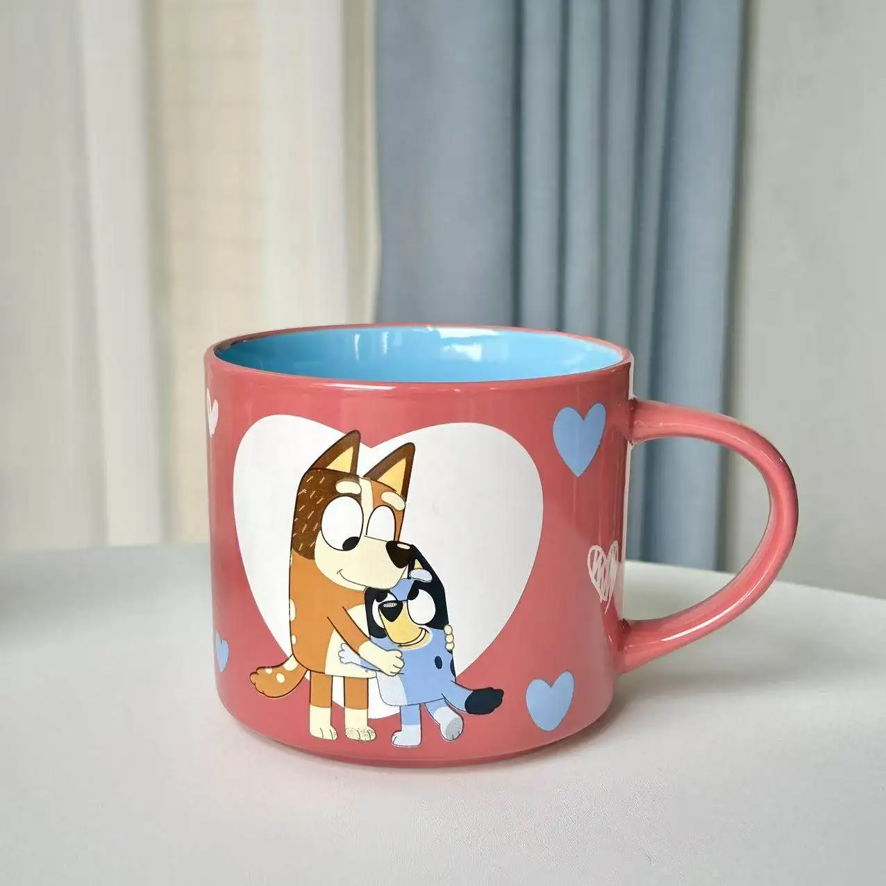Керамическая кружка Bluey: Детская анимационная кружка для молока и кофе, подарок на день рождения (art.: 3920d7daa356f) - 3920d7daa356f