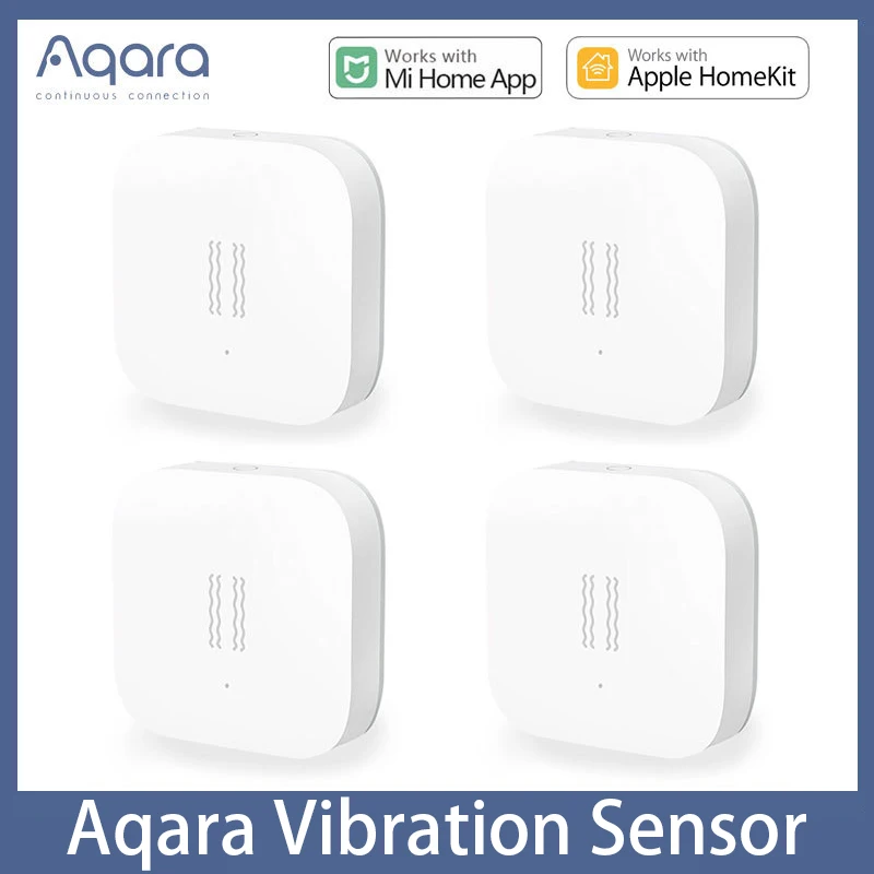 

Aqara Vibration Sensor Zigbee Valuables Alarm Monitor Detection Shock Motion Remote Control Work with Apple Homekit Mi Home APP