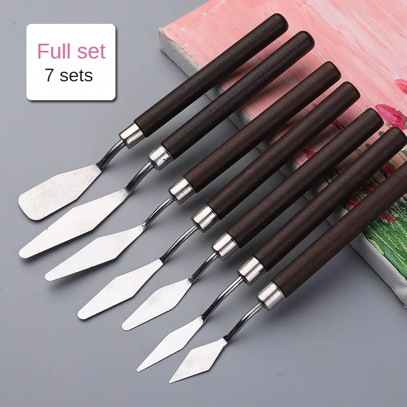 

Stainless Steel Spatula Oil Painting Shovel Baking Pastry Tools Kitchen Tools Fondant Cream Mixing Scraper