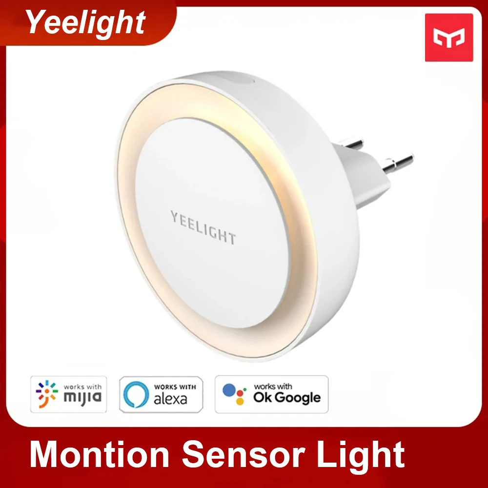 

Yeelight YLYD11YL Light Jelly2 Sensor Plug-in LED Night Light EU Plug Emergency Lantern Smart Indoor Lighting Human Body Sensor