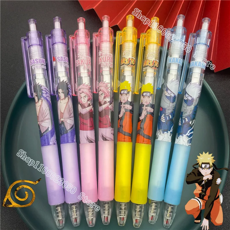 Гелевая ручка Наруто удзумаки харано Сакура Хатаке Какаси черная ручка Заполняемая искусственная специальная игрушка для письма 0,5 мм пуля в подарок