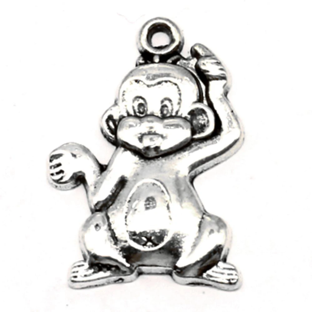 

5 pieces 16x22mm monkey charms Jewelry making best gift