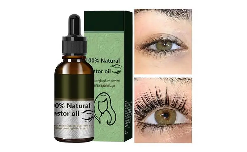 

Eye Lashes Serum Hair Fast Growth Essence 30ml Thick Lifting Eyelashes Liquid Castor Oil For Fuller Brows Long Lashes skin Care