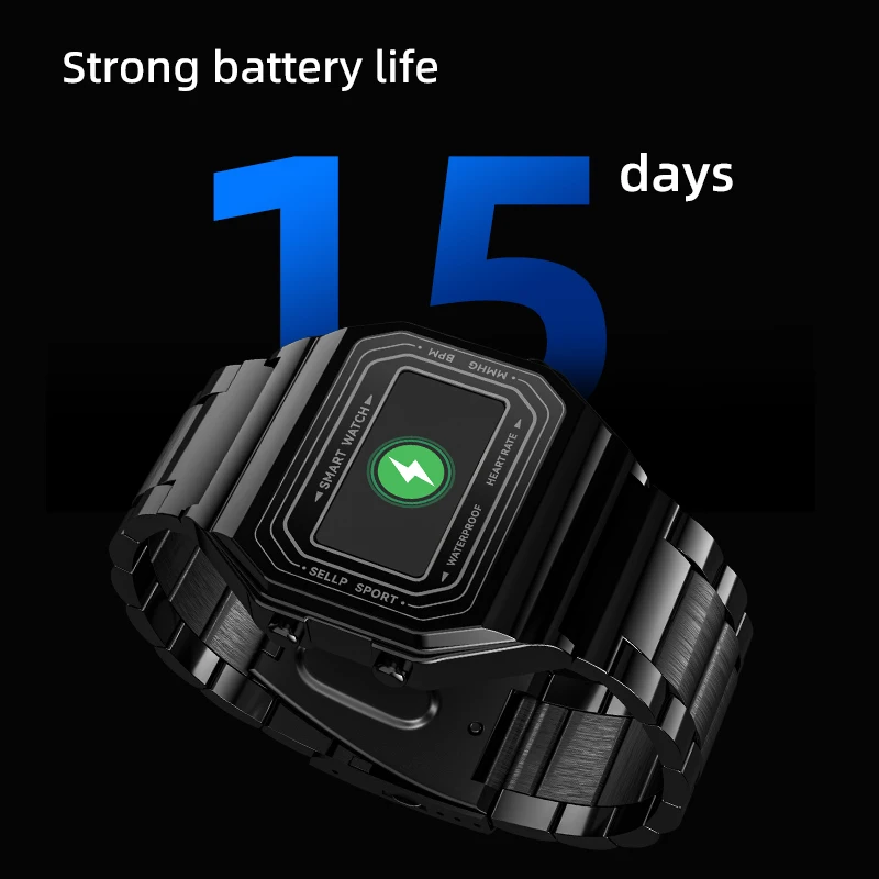 Роскошные золотистые Цифровые Смарт-часы с сенсорным экраном для мужчин 2022