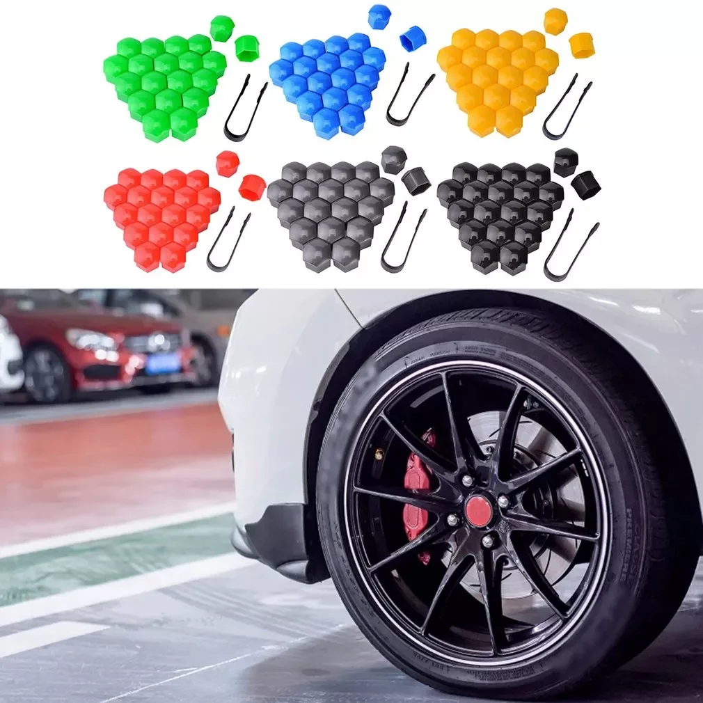 

17mm Wheel Nut Bolts Head Cover Cap Protective Bolts Caps Exterior Decoration Protecting Bolts Rims