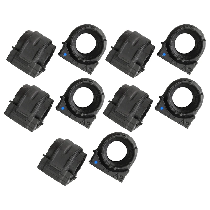 

10Pcs Front Axle Anti-Roll Bar Bushing Kit Isolation Stabilizer Rubber for Chevrolet Cruze Malibu Opel ASTRA 13281784