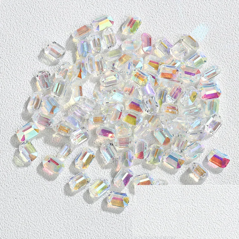 

100 шт., блестящие камни для дизайна ногтей