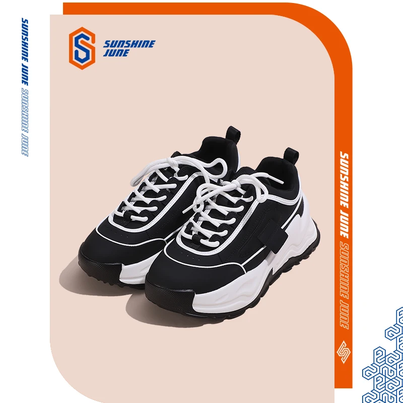 Women ins Daddy shoes female light fried street trend breathable and cool,increase white sports shoe ins style women ins sneaker