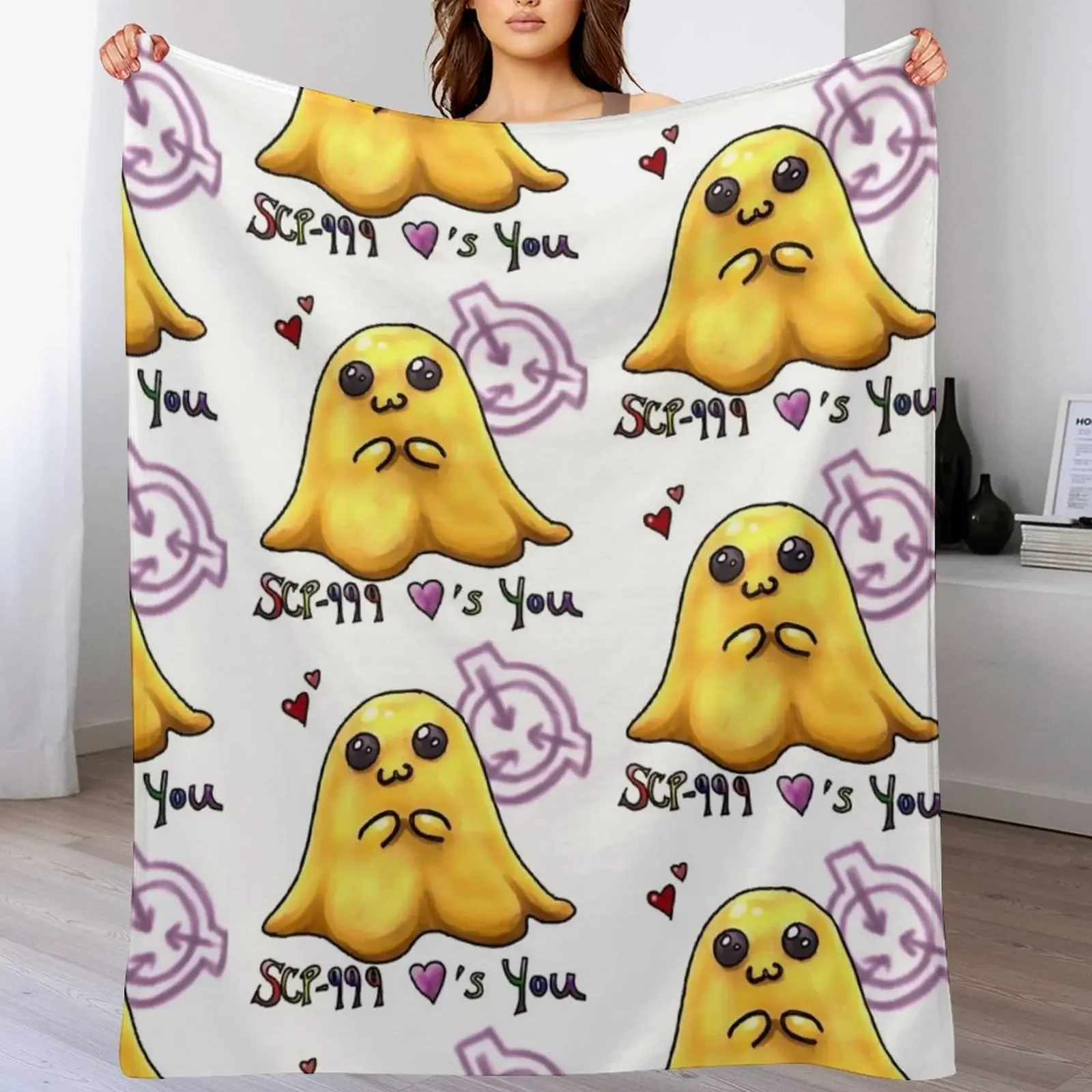 SCP 999 любит тебя одеяло детские милые одеяла