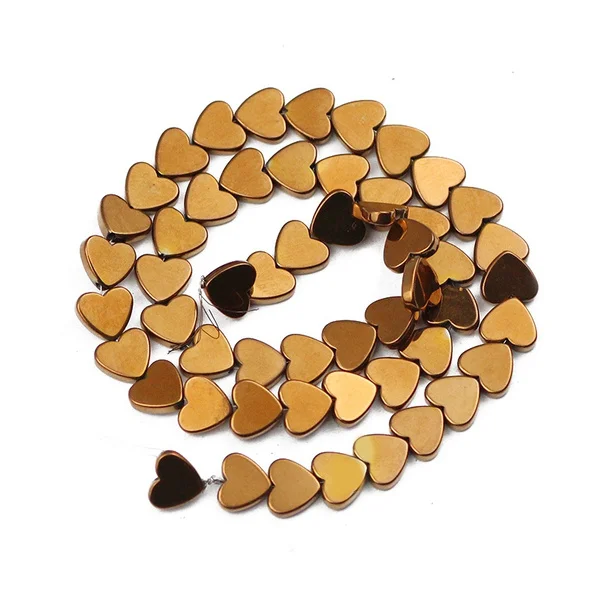 

50Pcs/bag Fashion Peach Heart Acrylic Bead DIY Loose Spacer Beads Mental Pendant Charms for Jewelry Accessorie Bracelet Making