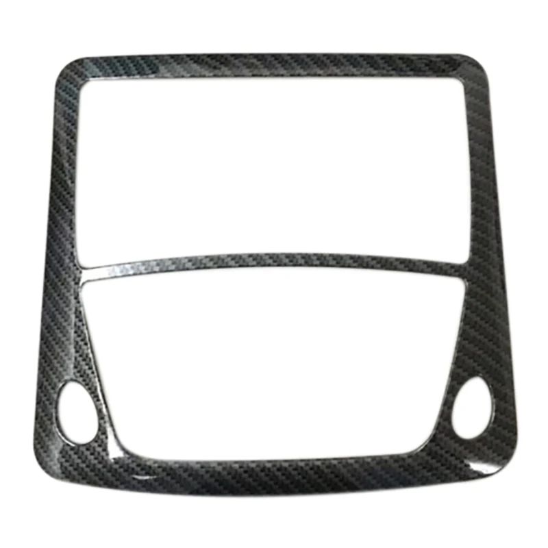 

for Nissan Navara NP300 2016-2021 Car Carbon Fibre Front Reading Switch Light Lamp Frame Cover Trim Sticker Accessories