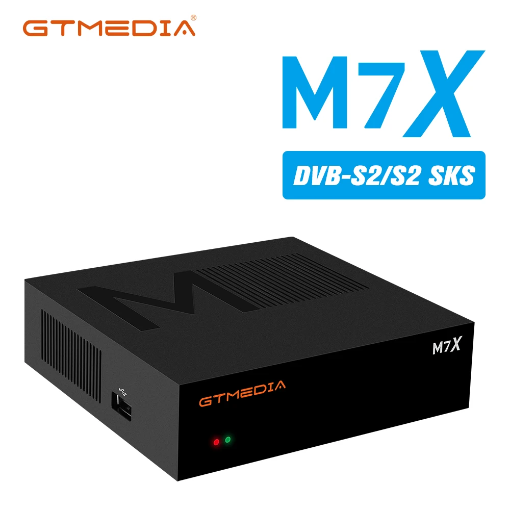 GTMEDIA M7X DVB-S2 SKS/IKS/CS/M3U VCM/ACM ТВ-приемник Twin Tuner lKS и SKS реализуйте 70.0 ° W LyngSat с Бразильей CH