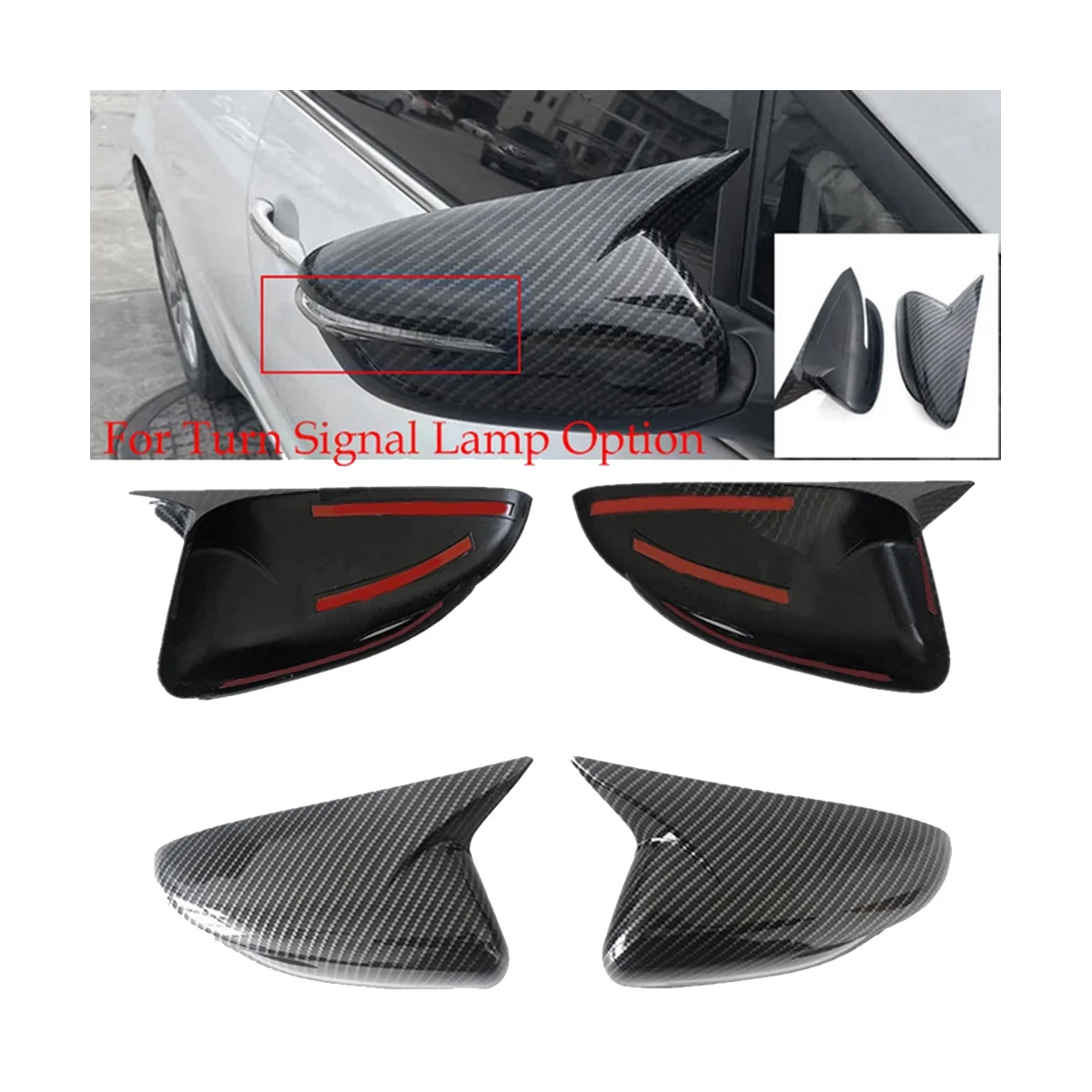 1 пара чехол для зеркала заднего вида