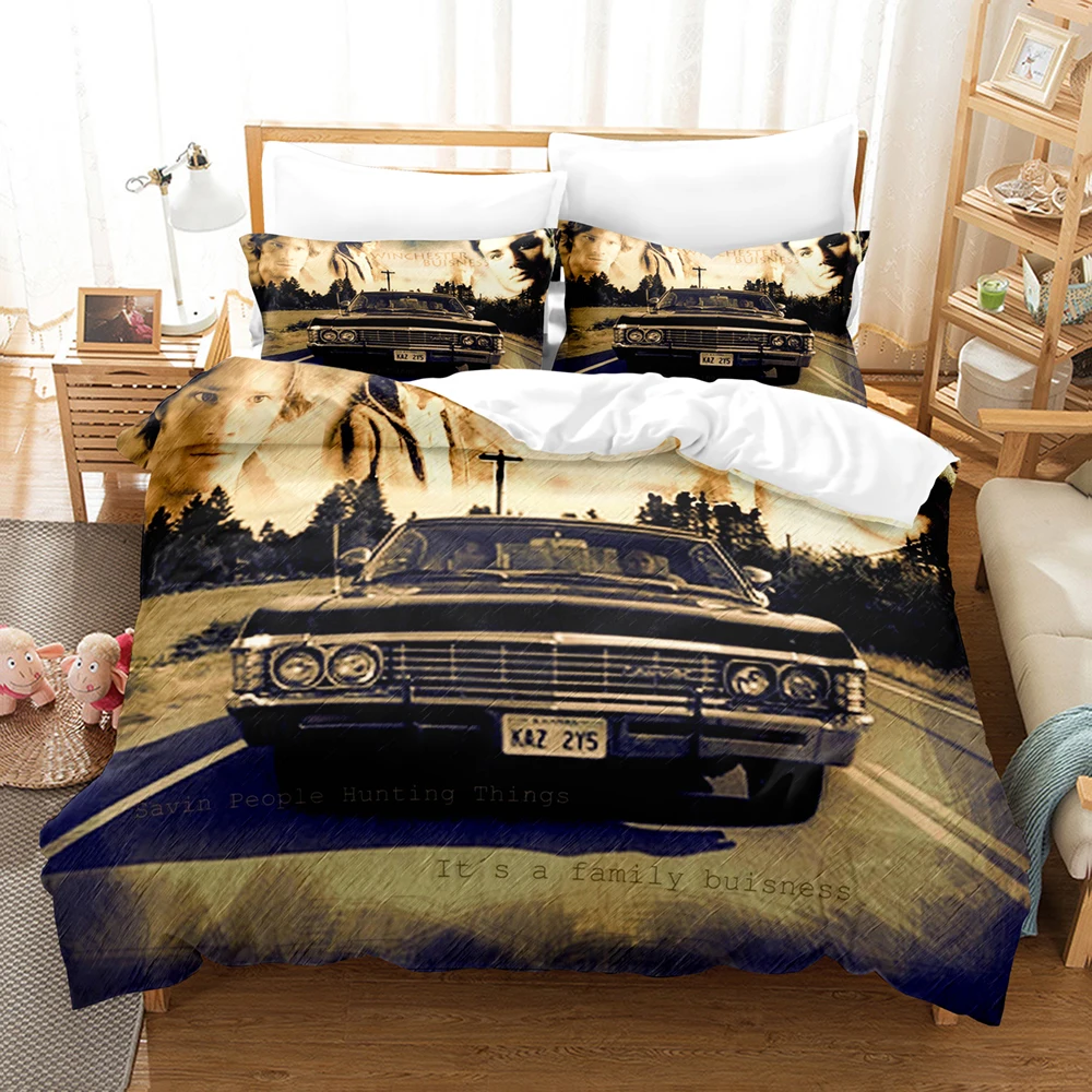 

3D printed Evil power Bedding Set Down Quilt Cover with Pillowcase Double Complete Queen King Bedding