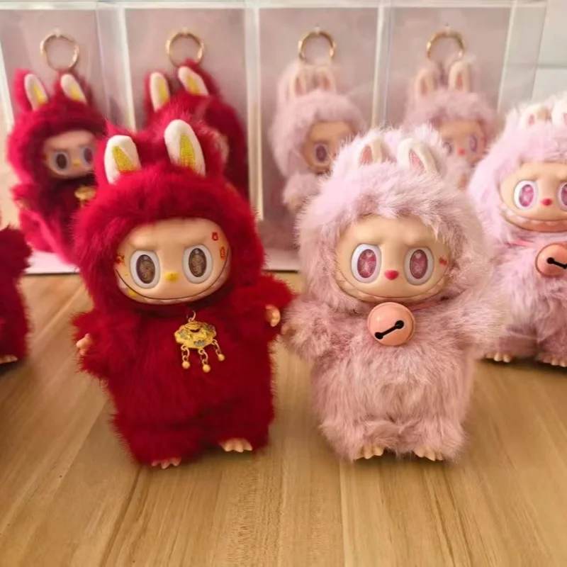 Новый Monster Labubu Zimomo Angel сменная серия слепая коробка красная розовая виниловая