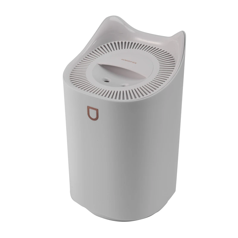 

Air Humidifier, 3L Ultra Quiet USB Air Humidifier With 7 Colors LED And 2 Spray Openings, For Home Yoga Office