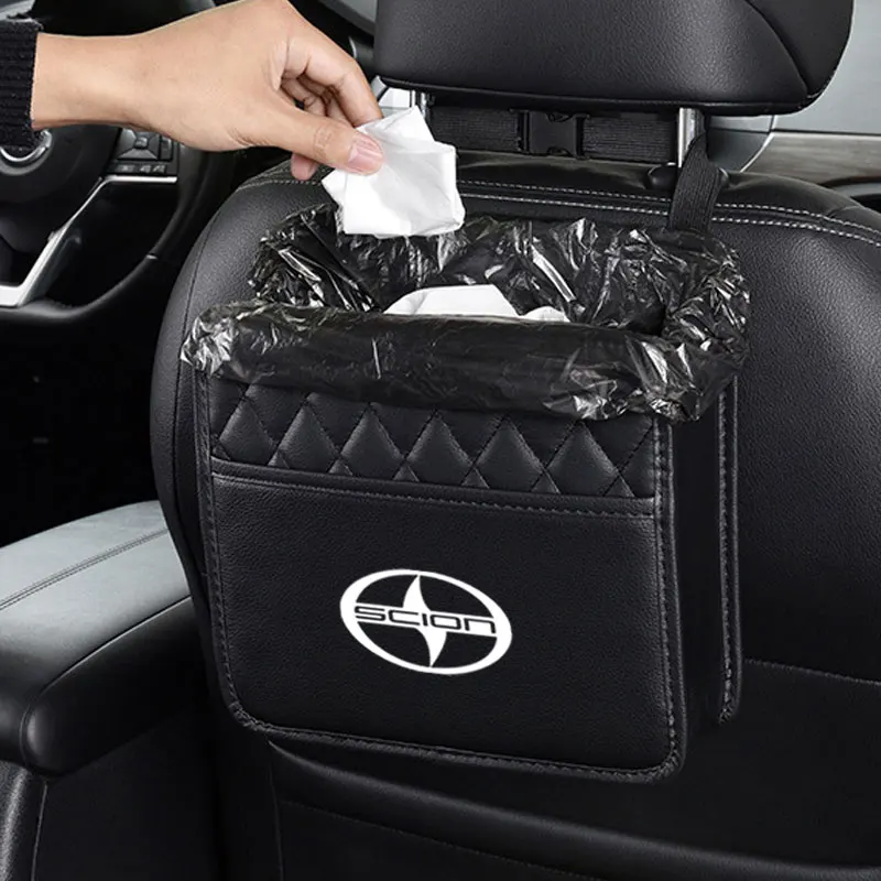 

Car Backseat Storage Box Waterproof Phone Pocket Pouch Protector Hanging Storage Bag For Toyota scion XA XB XD IQ TC Accessories