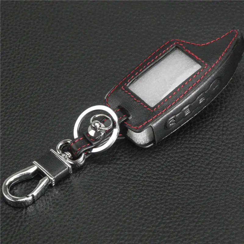 

Кожаный брелок с дистанционным управлением и сигнализацией jingyuqin для Scher Khan для Scher-khan Magicar 5, 6, M5, M6, чехол-держатель