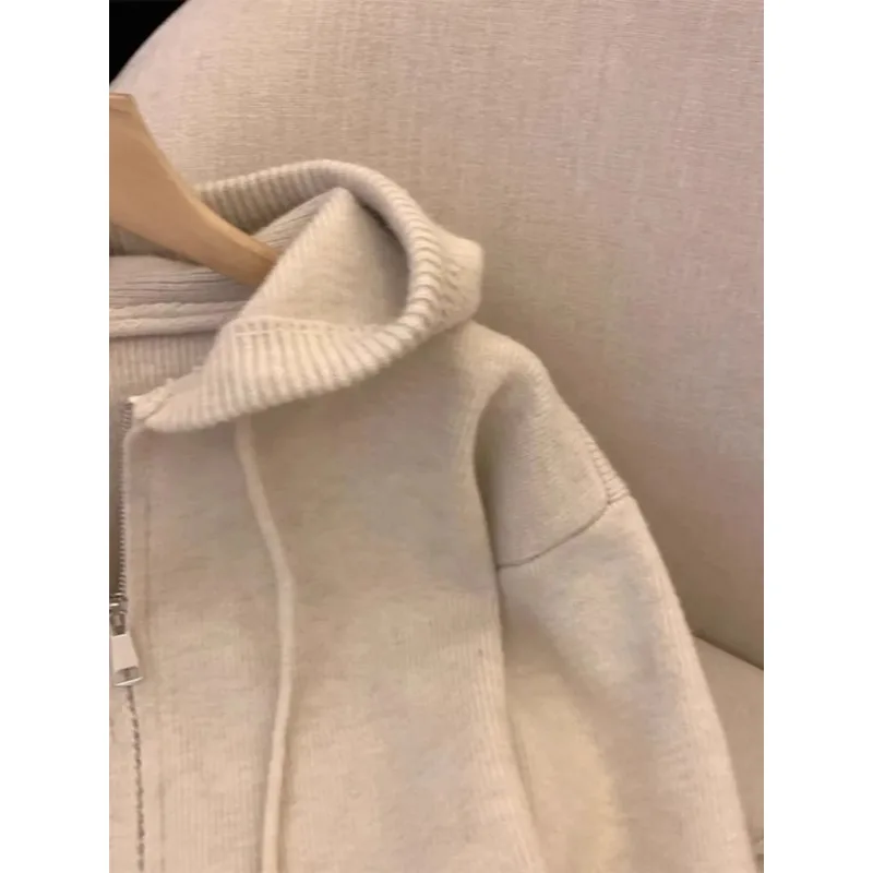 Осенне-зимний утолщенный возрастной уличный свитер в стиле вестерн женский