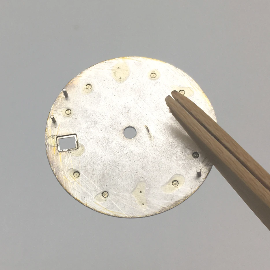 No Logo 28.5mm Watch Dial Modified Dial, Luminous Face, for NH35A Movement, 3 Hours, 3.8 Hours, 98 Hours Watch Accessories