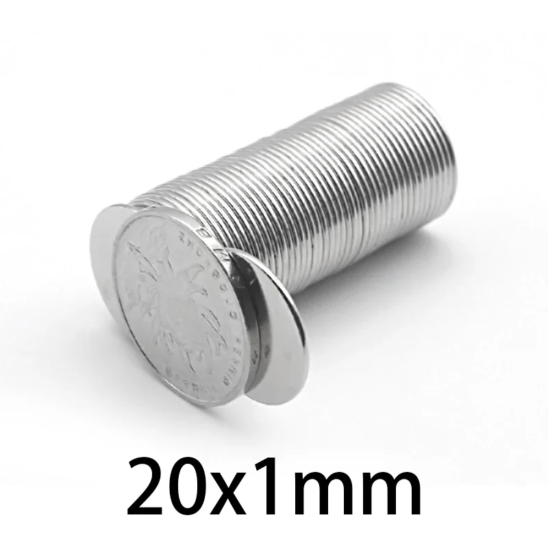 

Мощные магниты 20x1 мм