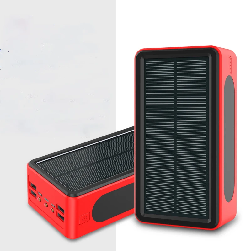 

Charger 3000mAh Solar Power Bank Fast Charger Portable Outdoor Power Bank With LED Light Four Usb For Xiaomi Samsung iPhone