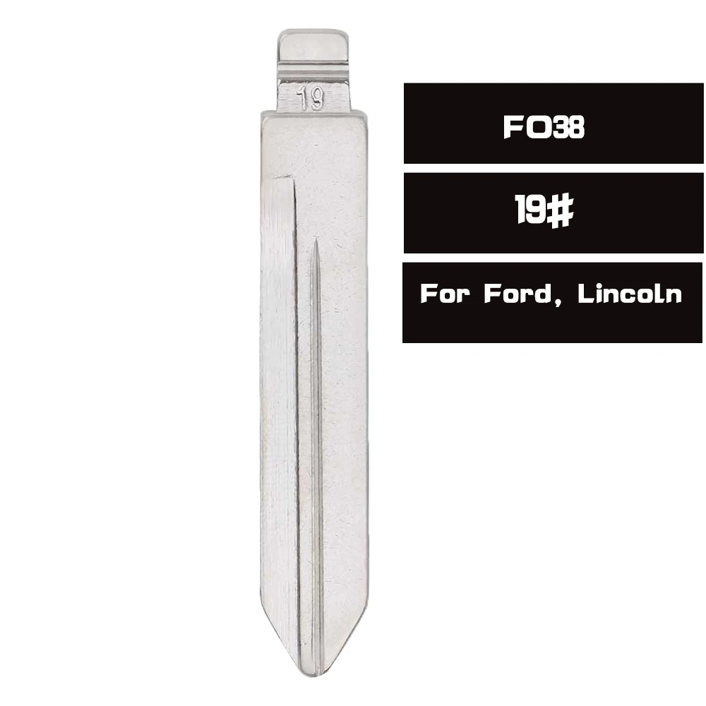 

KEYECU 10PCS/lot KEYDIY Universal Remotes Flip Blade 19#, FO38 for Ford, Lincoln,Mercury USA