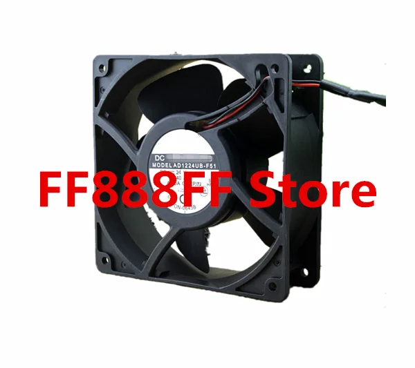 Охлаждающий вентилятор для AD1224UB-F51 (12 см); 120x120x38 мм DC 24V 0.40A G CS инвертор Сервер вентилятор охлаждения 3200 об/мин 120CFM 2 шпильки